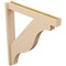 Ekena Millwork 5 1/2-in W x 36-in D x 42-in H Funston Block Rough Cedar Woodgrain TimberThane Outlooker, Primed Tan OUTUR055X36X42FST44RCPR - alternate 6